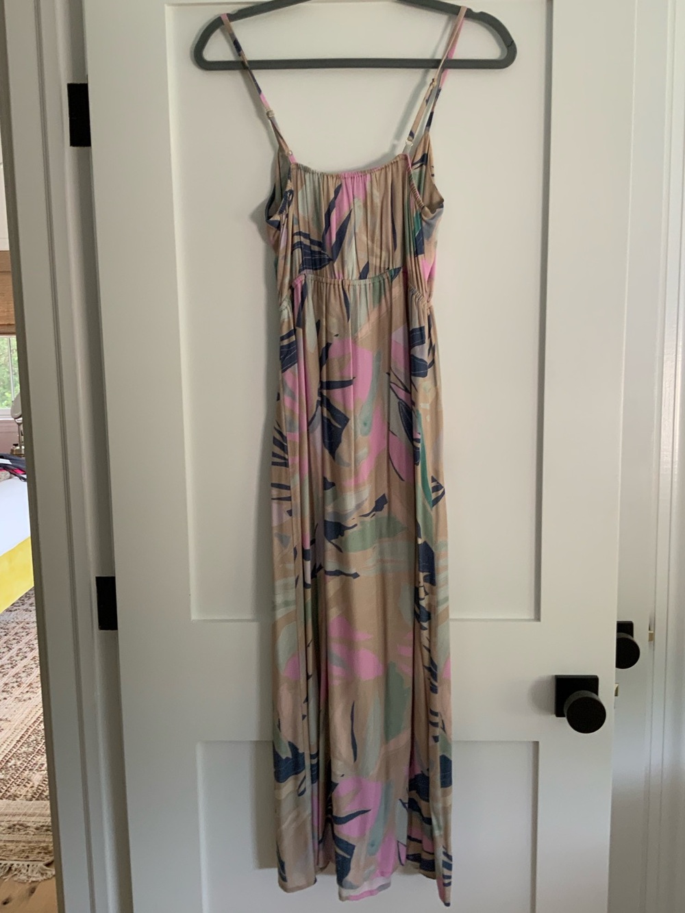 Saltwater Luxe Tie-Front Floral Midi Dress - Picture 5 of 7